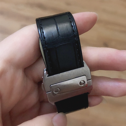 HANDMADE LEATHER WATCH STRAP FOR CARTIER