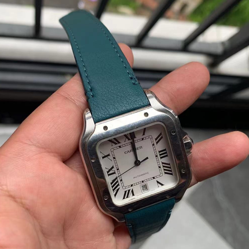 Cartier leather watch store band