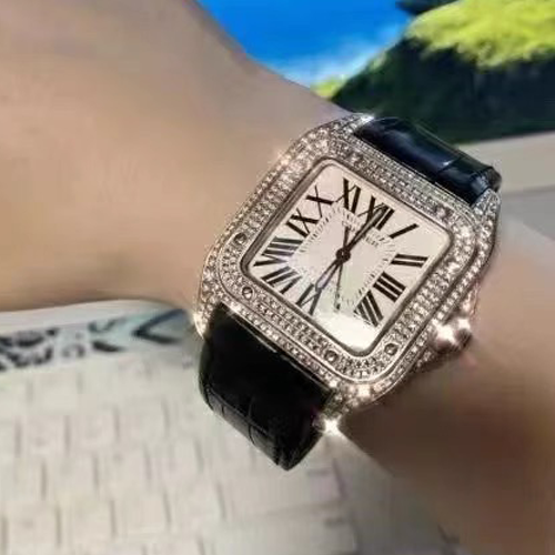 HANDMADE LEATHER WATCH STRAP FOR CARTIER
