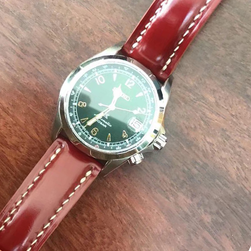 HANDMADE LEATHER WATCH STRAP FOR SEIKO
