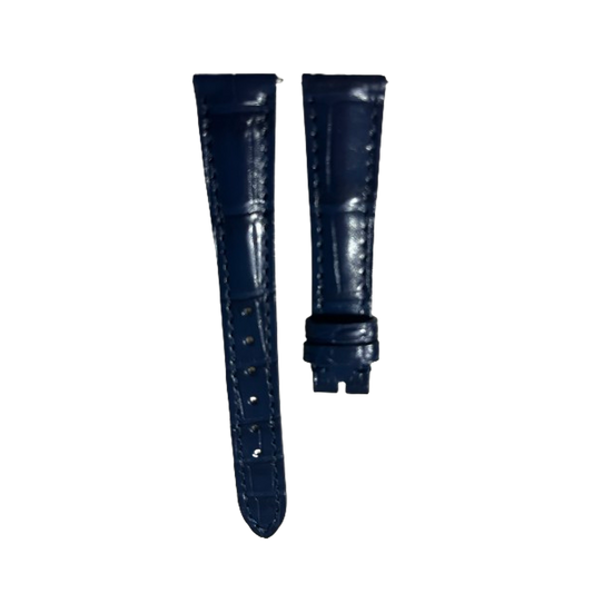 Shiny Dark Blue Alligator Signature Strap (Ready Stock)