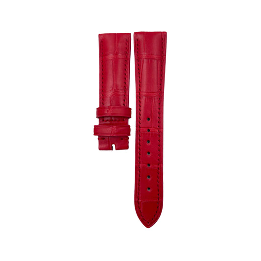 Matte Red Alligator Signature Strap (Ready Stock)