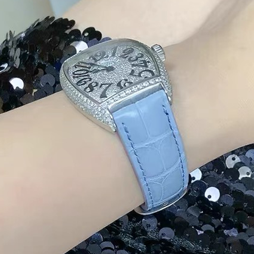 HANDMADE LEATHER WATCH STRAP FOR FRANCK MULLER