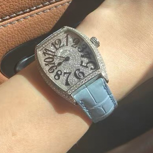 HANDMADE LEATHER WATCH STRAP FOR FRANCK MULLER