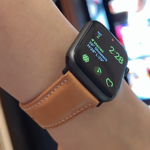 HANDMADE LEATHER WATCH STRAP FOR APPLE WATCH