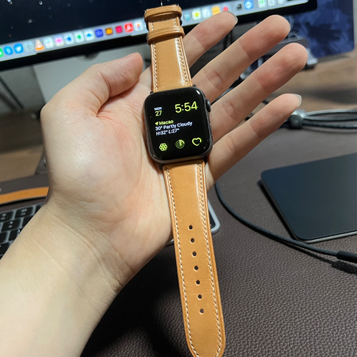 HANDMADE LEATHER WATCH STRAP FOR APPLE WATCH