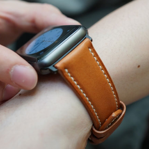 HANDMADE LEATHER WATCH STRAP FOR APPLE WATCH