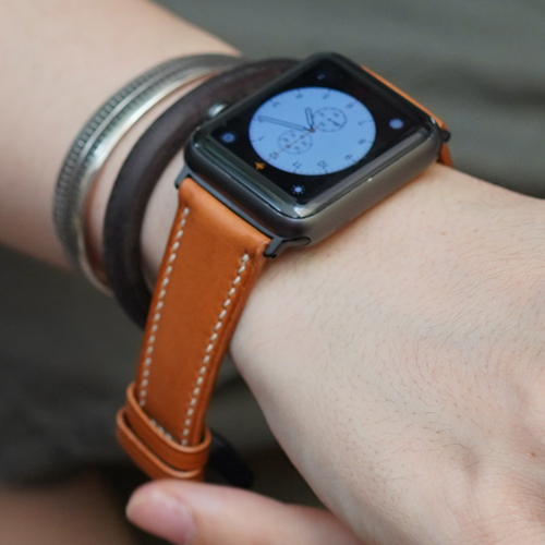 HANDMADE LEATHER WATCH STRAP FOR APPLE WATCH