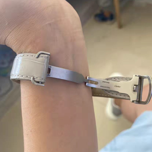 HANDMADE LEATHER WATCH STRAP FOR CARTIER