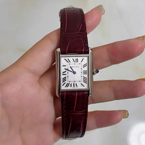 HANDMADE LEATHER WATCH STRAP FOR CARTIER