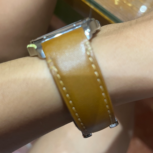 HANDMADE LEATHER WATCH STRAP FOR CARTIER