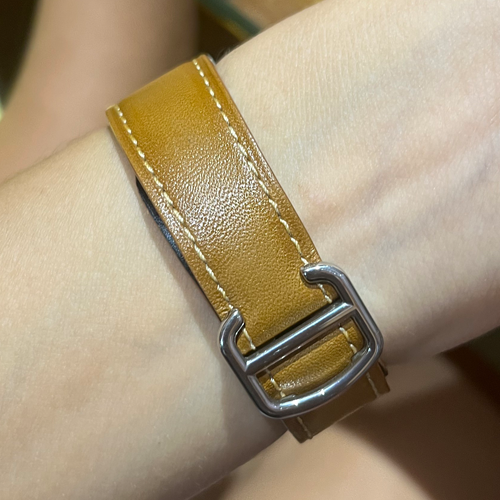 HANDMADE LEATHER WATCH STRAP FOR CARTIER