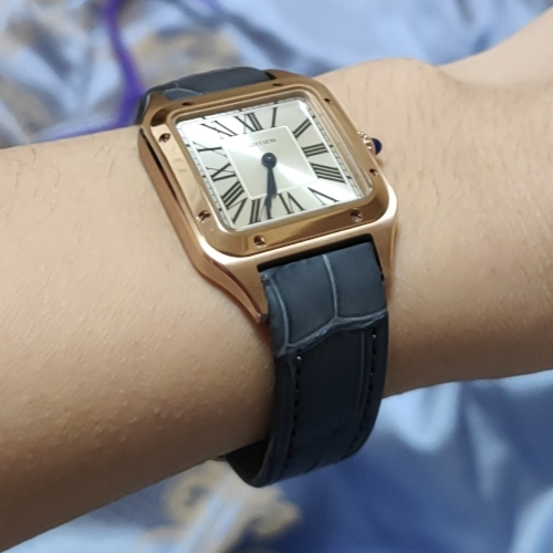 HANDMADE LEATHER WATCH STRAP FOR CARTIER