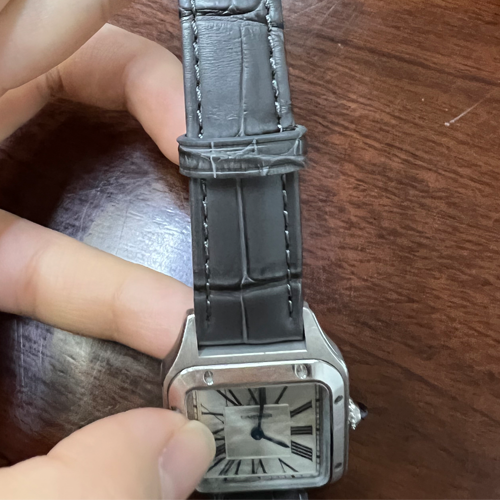 HANDMADE LEATHER WATCH STRAP FOR CARTIER