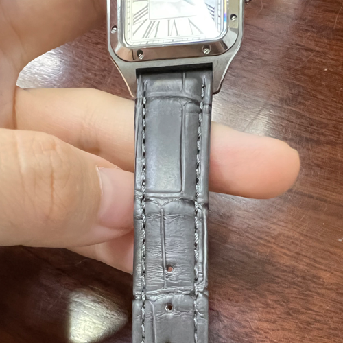 HANDMADE LEATHER WATCH STRAP FOR CARTIER