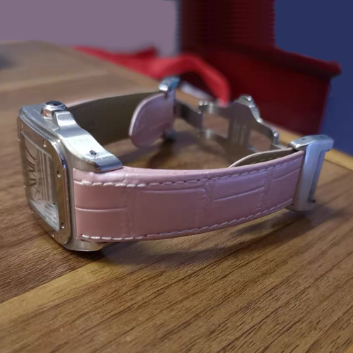 HANDMADE LEATHER WATCH STRAP FOR CARTIER