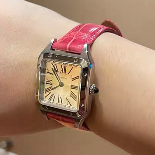 HANDMADE LEATHER WATCH STRAP FOR CARTIER