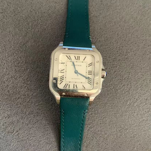 HANDMADE LEATHER WATCH STRAP FOR CARTIER