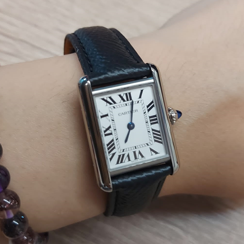 HANDMADE LEATHER WATCH STRAP FOR CARTIER