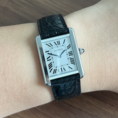 HANDMADE LEATHER WATCH STRAP FOR CARTIER