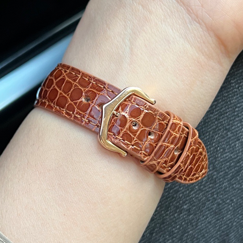 HANDMADE LEATHER WATCH STRAP FOR CARTIER