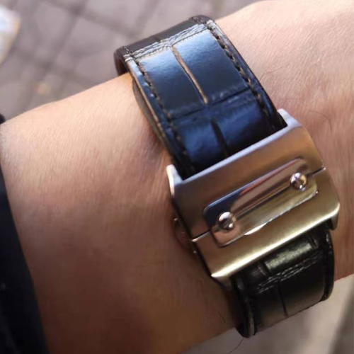 HANDMADE LEATHER WATCH STRAP FOR CARTIER