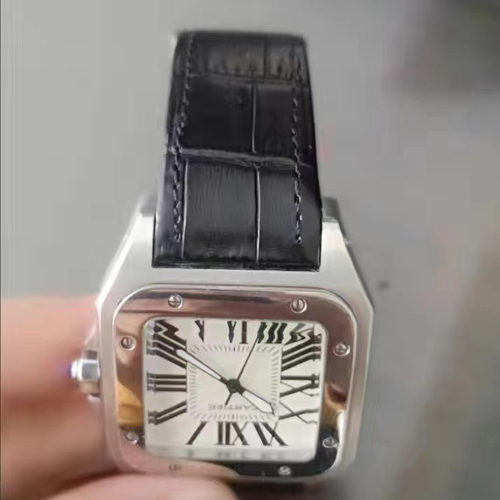 HANDMADE LEATHER WATCH STRAP FOR CARTIER