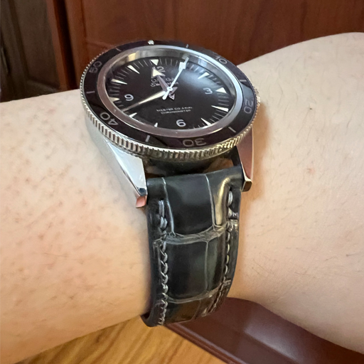 HANDMADE LEATHER WATCH STRAP FOR OMEGA