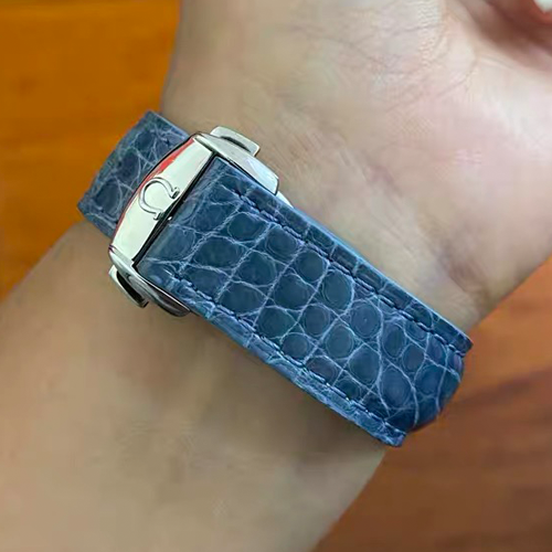 HANDMADE LEATHER WATCH STRAP FOR OMEGA