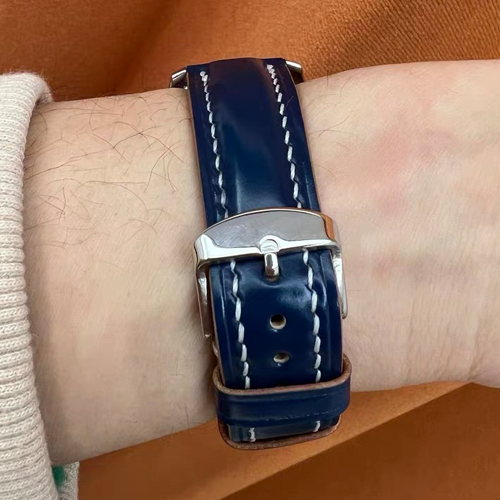 HANDMADE LEATHER WATCH STRAP FOR OMEGA