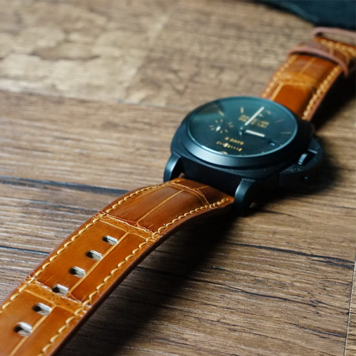 HANDMADE LEATHER WATCH STRAP FOR PANERAI