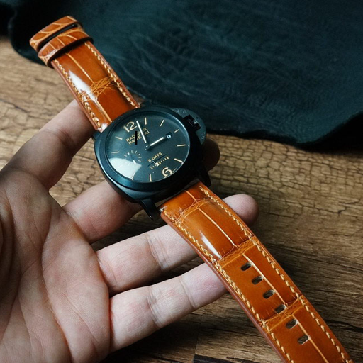 HANDMADE LEATHER WATCH STRAP FOR PANERAI