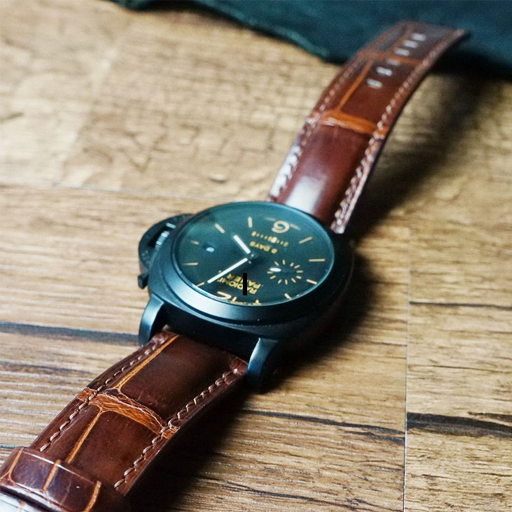 HANDMADE LEATHER WATCH STRAP FOR PANERAI