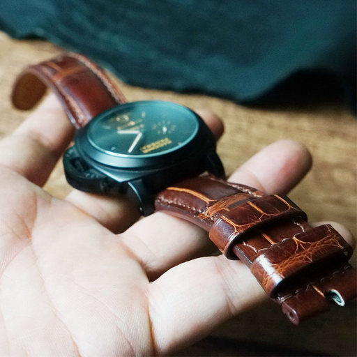 HANDMADE LEATHER WATCH STRAP FOR PANERAI