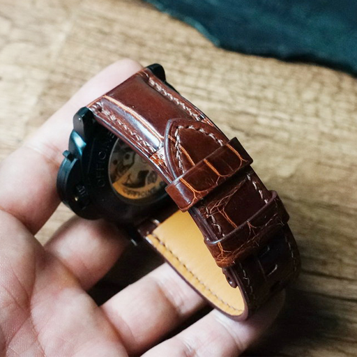 HANDMADE LEATHER WATCH STRAP FOR PANERAI