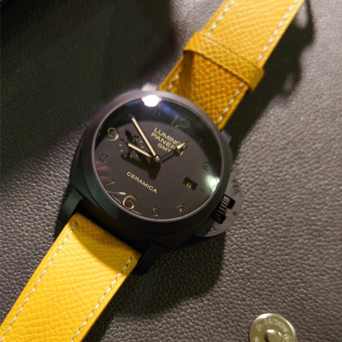 HANDMADE LEATHER WATCH STRAP FOR PANERAI