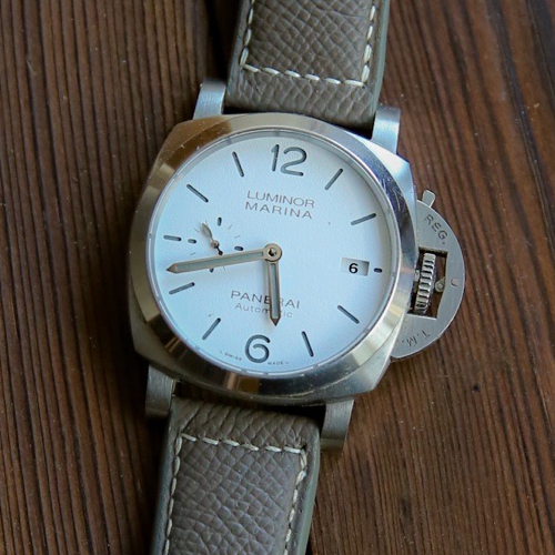 HANDMADE LEATHER WATCH STRAP FOR PANERAI