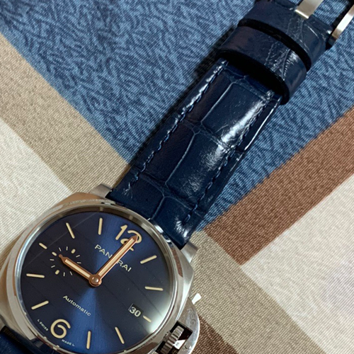 HANDMADE LEATHER WATCH STRAP FOR PANERAI