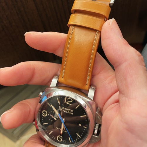 HANDMADE LEATHER WATCH STRAP FOR PANERAI