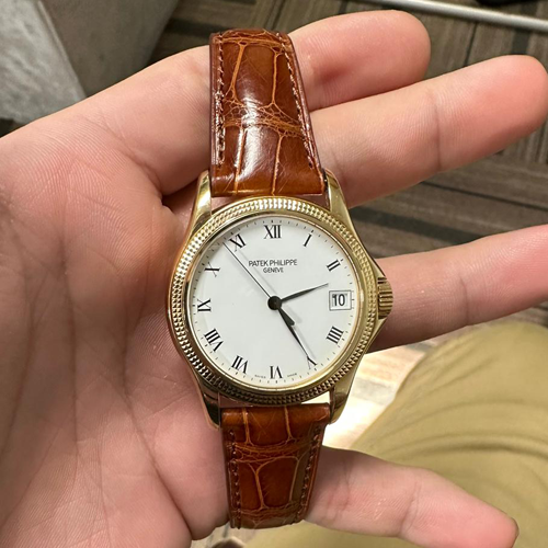 HANDMADE LEATHER WATCH STRAP FOR PATEK PHILIPPE