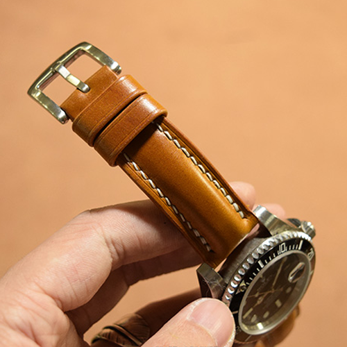 HANDMADE LEATHER WATCH STRAP FOR ROLEX