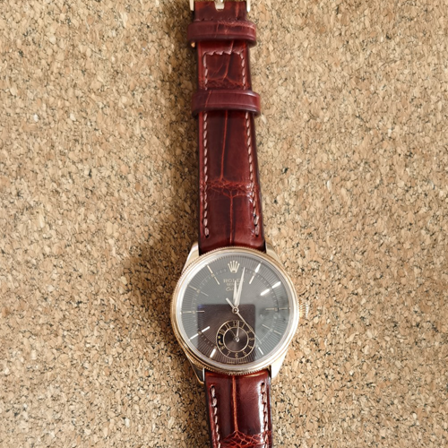 HANDMADE LEATHER WATCH STRAP FOR ROLEX