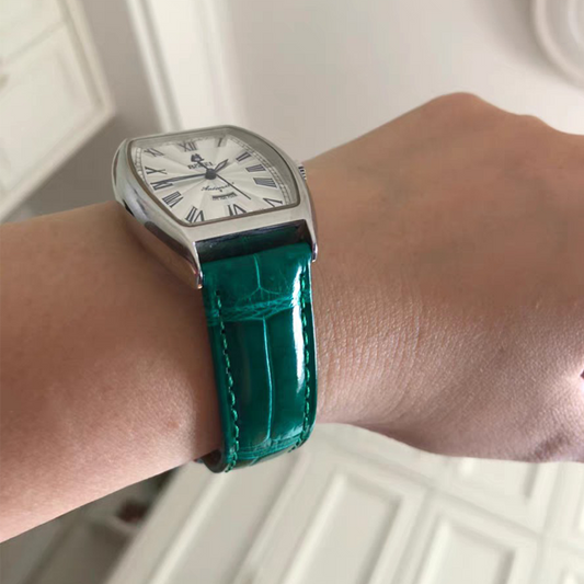 HANDMADE LEATHER WATCH STRAP FOR CARTIER
