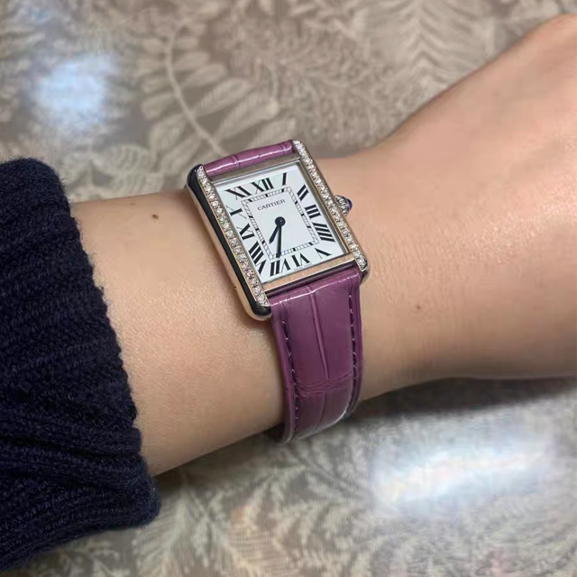 HANDMADE LEATHER WATCH STRAP FOR CARTIER